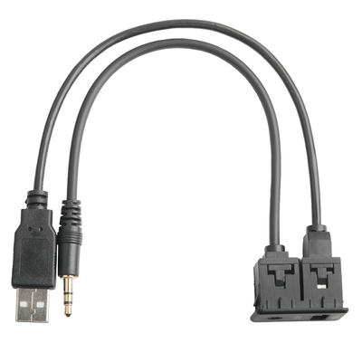 USB AUX Extension Cable 3.5mm Stereo For O Jack USB Socket Cable With ROHS